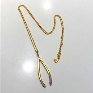 House of Harlow wishbone pendant necklace